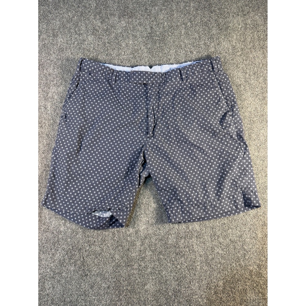 Polo Ralph Lauren Mens Navy Nautical Ship Wheel Print Shorts Straight Fit 35